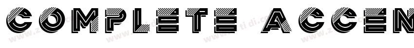 Complete accents字体转换
